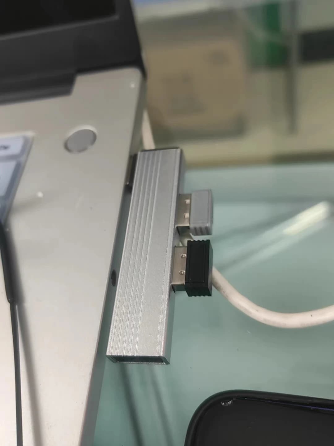 Ultra Fast 3 Port USB C Hub Splitter, Type C to 3 USB 3.0 Adapter 5Gbps, Hotel Business Travel Work Setup