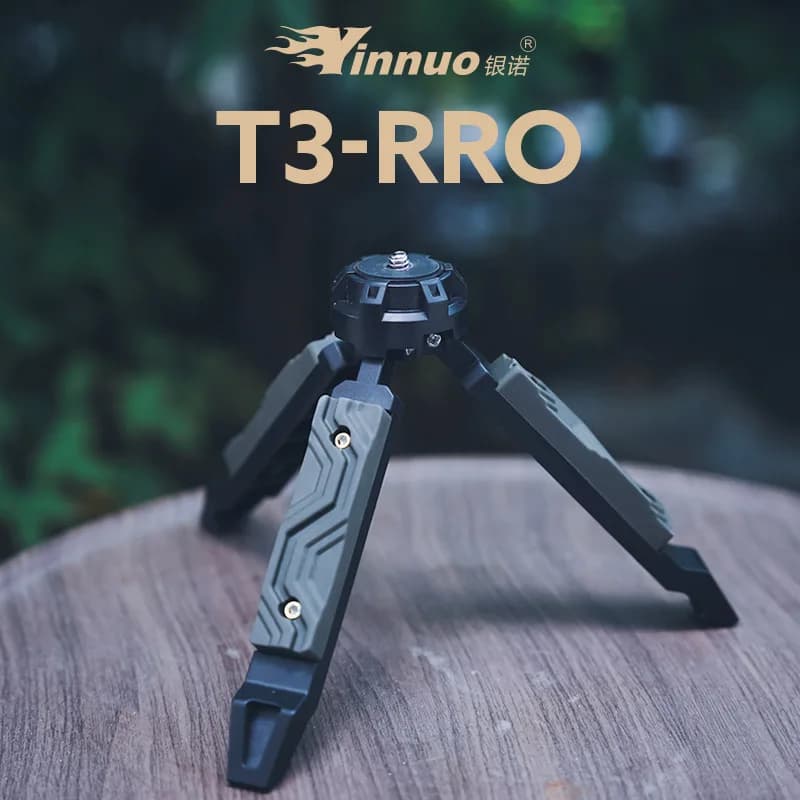 Supporto Treppiede da Tavolo per Esterni, Stabilizzatore per Fotocamera Mirrorless per Live Streaming e Telefono, Staffa per Lampada da Campeggio