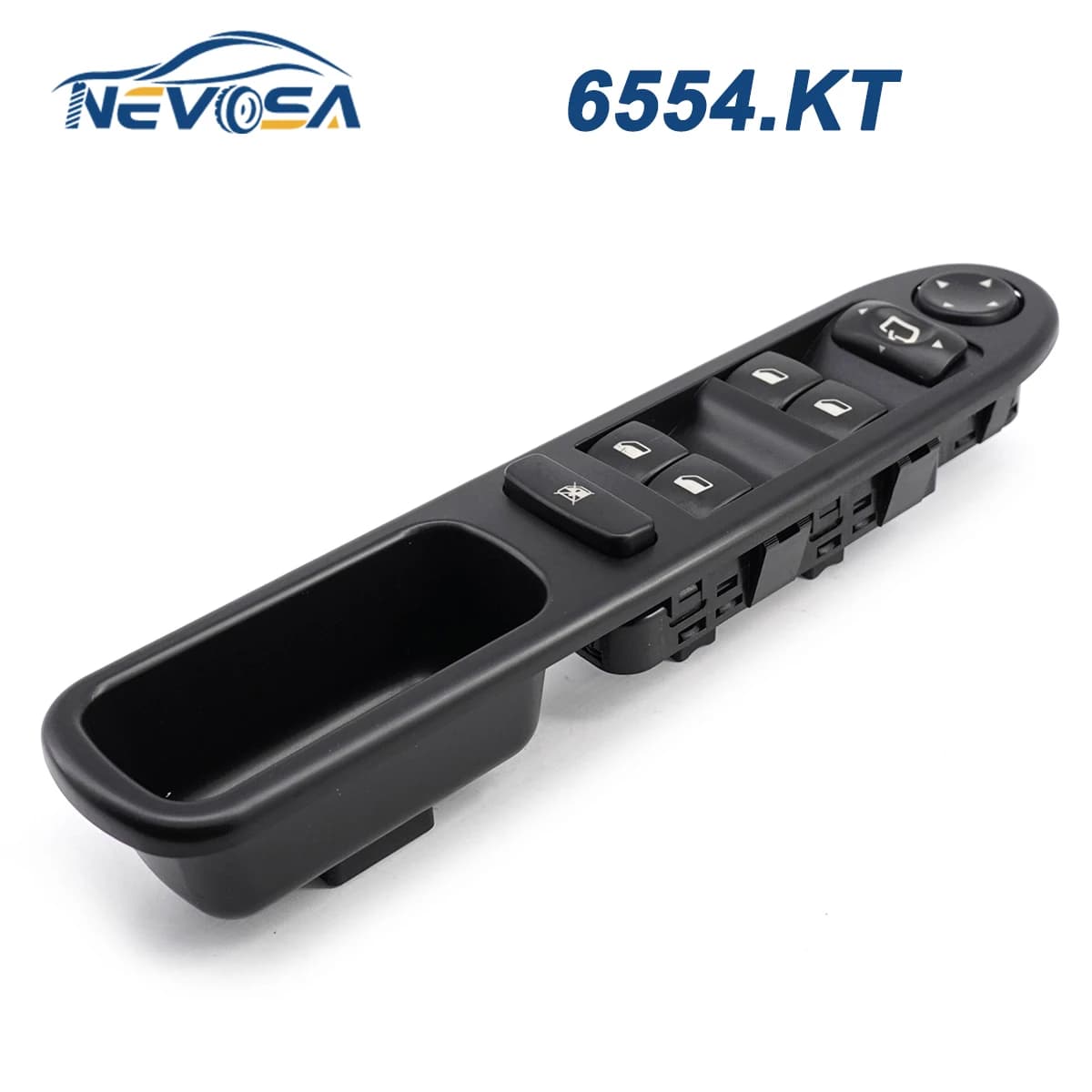 NEVOSA 6554.KT Per Peugeot 307 2007-2010 Auto Elettrica Power Master Finestra Interruttore Sollevatore Console Pulsante 6554KT Anteriore Lato Sinistro