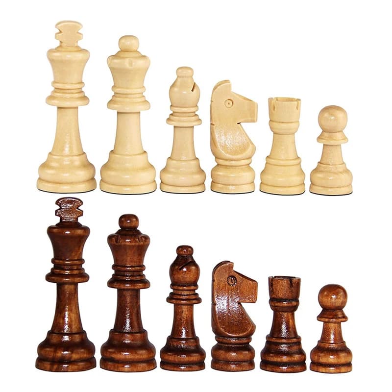 32 pezzi/set set di scacchi in legno giochi da tavolo classici gioco di strategia classico per bambini pensiero logico formazione interazione familiare