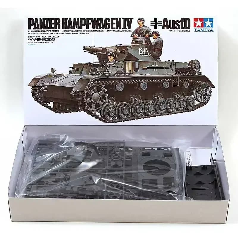 1/35 Tamiya modello 35096 Ge/rman IV Carro Medio con Soldato scala di assemblaggio giocattoli fai da te Kit Modello