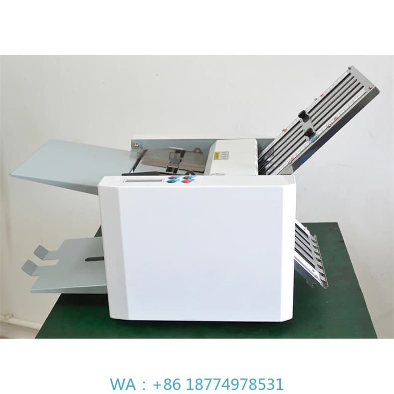 Origami Folder 2 Combs A4 Size Paper Cross Folding MachineA4 Paper Manufacturing Processing Machinery Semi Automatic
