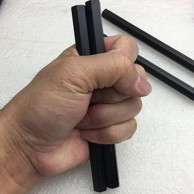 2 Pezzi Asta Esagonale Lunga 12,7 * 153mm in Magnesio per Accendere il Fuoco, Strumento di Sopravvivenza per Esterni