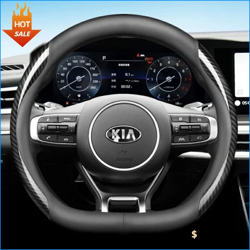 Leather Car Cover for Kia Soul Niro Carens Stinger Process GT Sorento Forte EV6 GT Ceed Accessories Auto non-slip