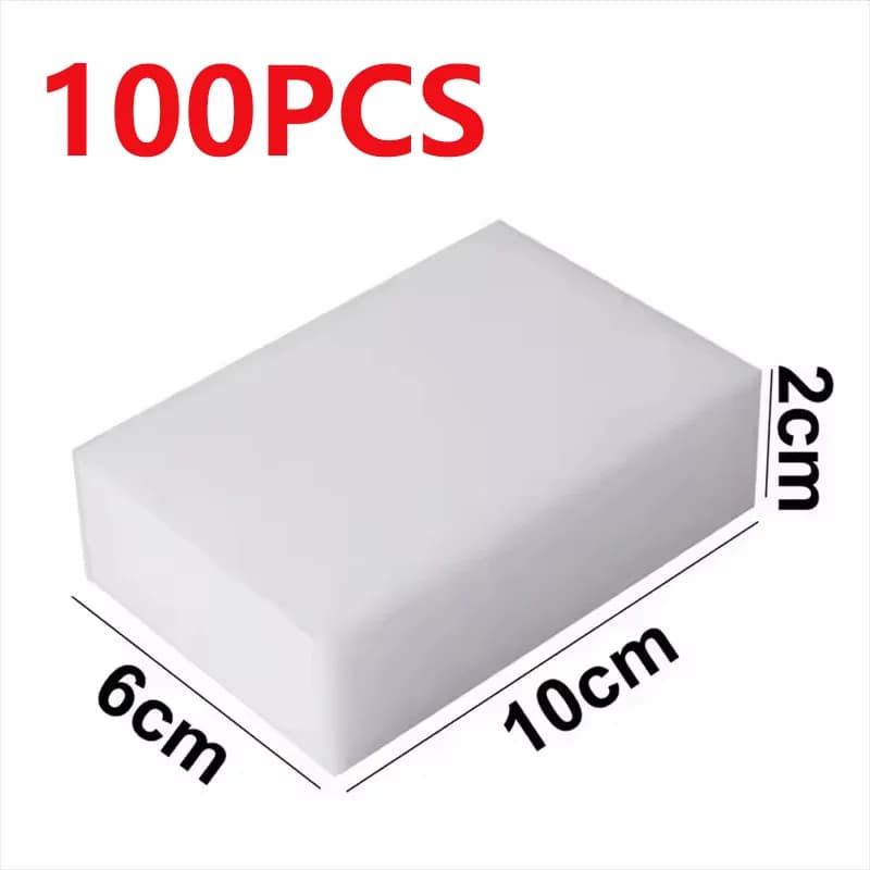 50/100 pezzi spugna magica detergente schiuma melammina scrubber per cucina bagno smacchiatore stoviglie strumenti per la pulizia della casa