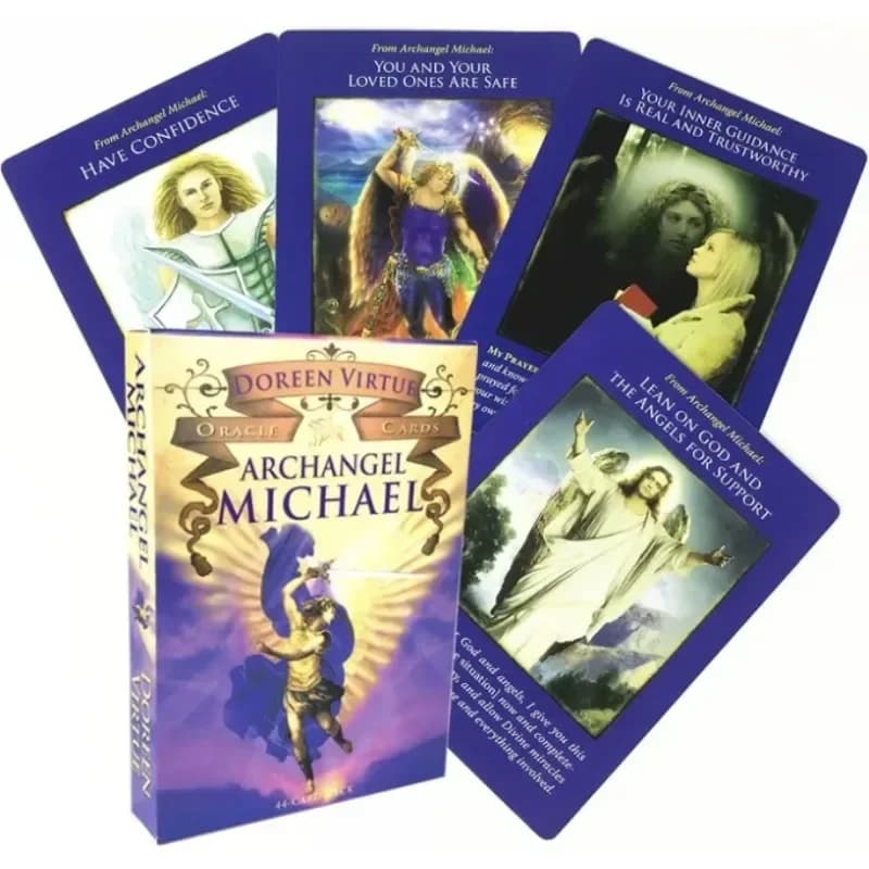 Carte dei tarocchi per Arcangelo Michele Oracle Giochi da tavolo Divertente mazzo di tarocchi da tavolo Giochi di carte Inglese per famiglie Dropship di feste