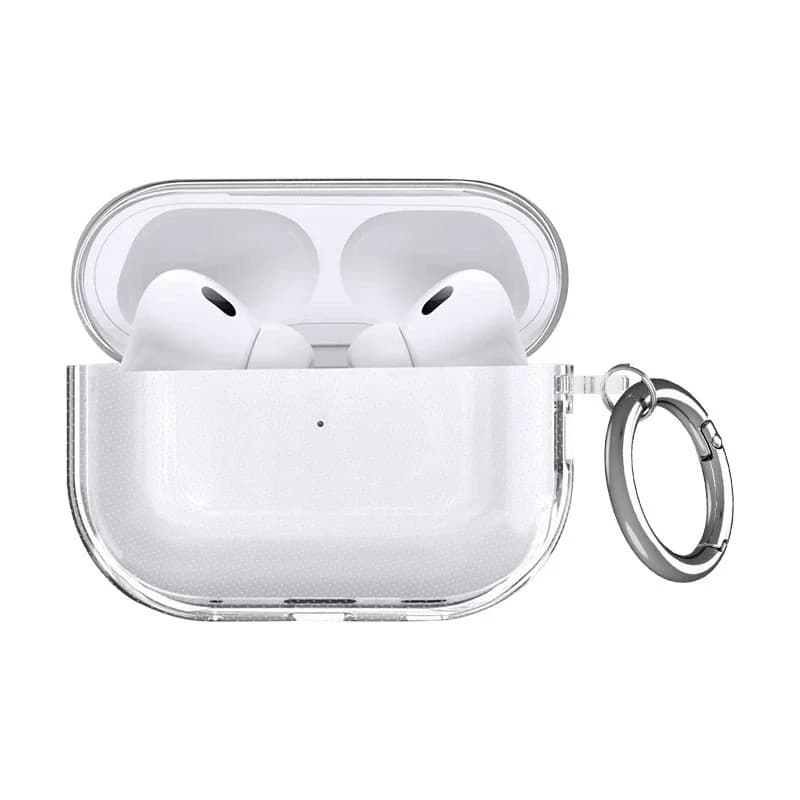 Transparent Case For AirPods 1 2 3 Pro Pro2 Clear Soft TPU Wirelsss Headphones Protective Cover with keychain