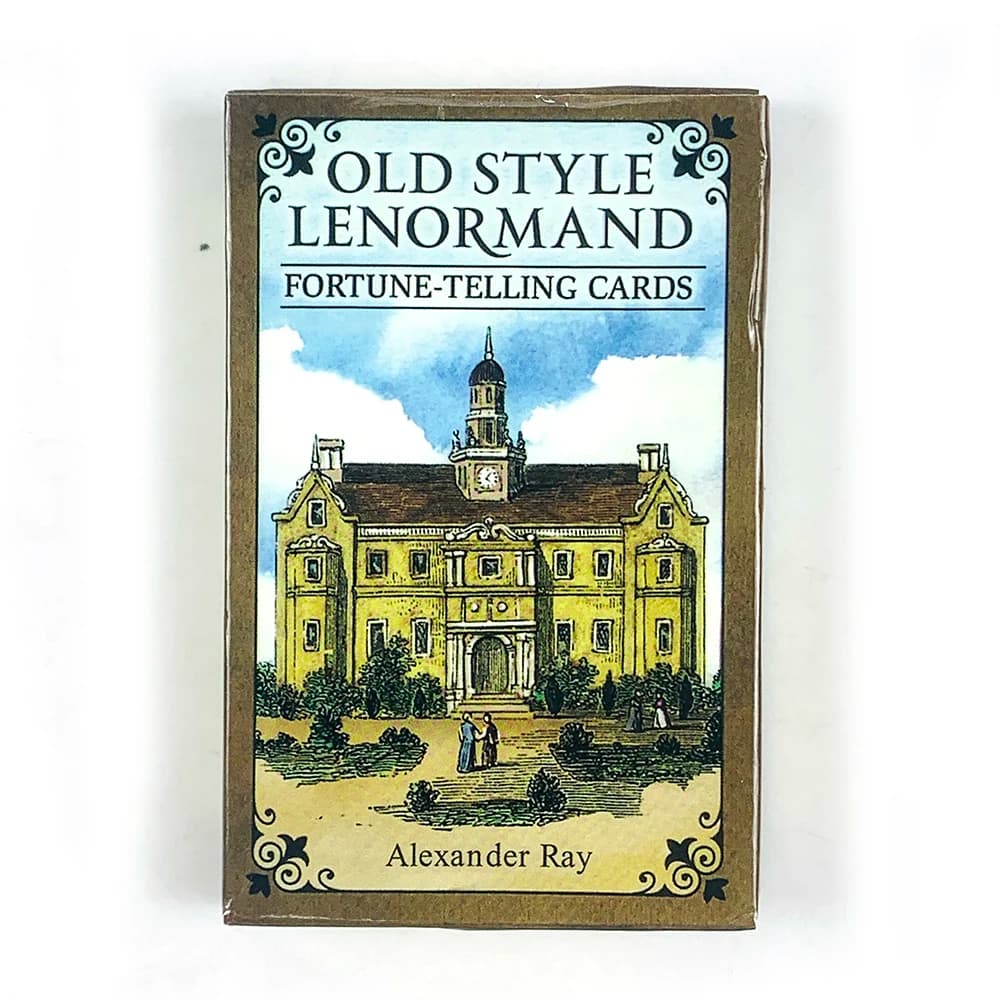 Hot-selling Old Style Lenormand Fortune-Telling Cards A 38 English Fate Divination Deck Borad Games,Ideal For Meditation & Gifts