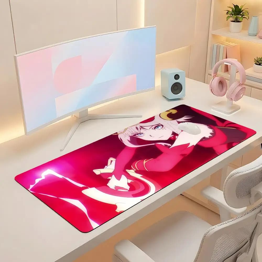 Tappetino per mouse anime I-idaten D-deities, accessori per computer, tappetino per tastiera, tappetino per mouse nero, tappetino per mouse aziendale, tappetino per laptop da gaming