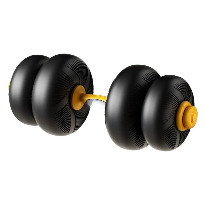 4-in-1 Combined Kit for Domestic Strength Training: Soft Manubris, Balancing and Kettlebell with Adjustable Weight