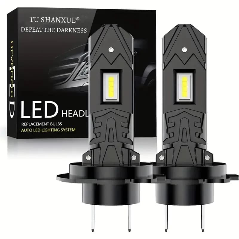 Lampadina per fari a LED H7 Mini Wireless 2000W 200000LM 7535 CSP per fari per auto Lampade a diodi automatici H7 Led 6000K 12V Automobile