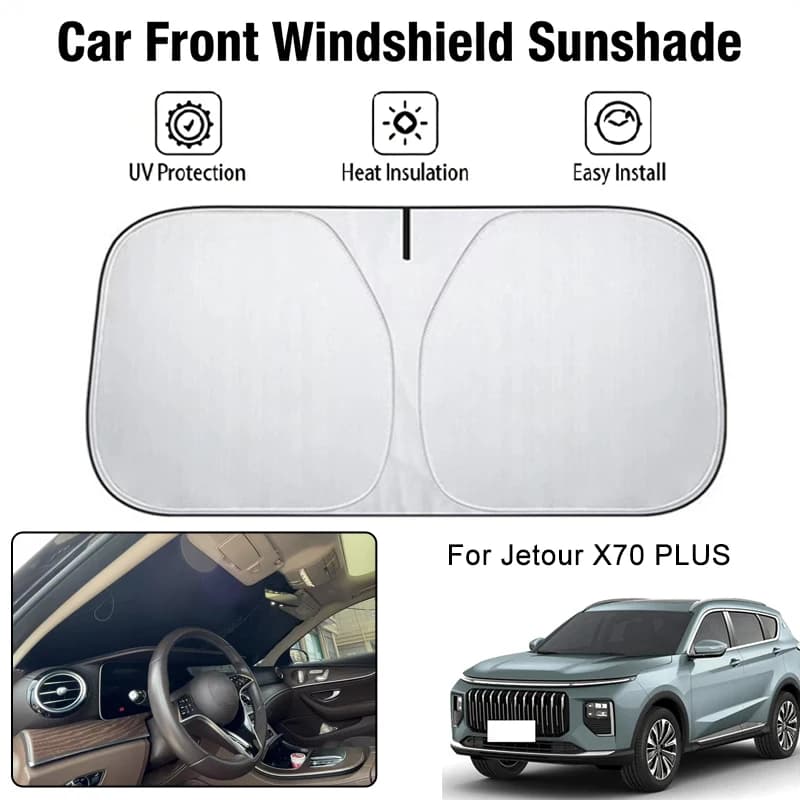 Parasole per parabrezza anteriore auto per Jetour X70 PLUS, blocco UV, isolamento termico, protezione solare per interni auto