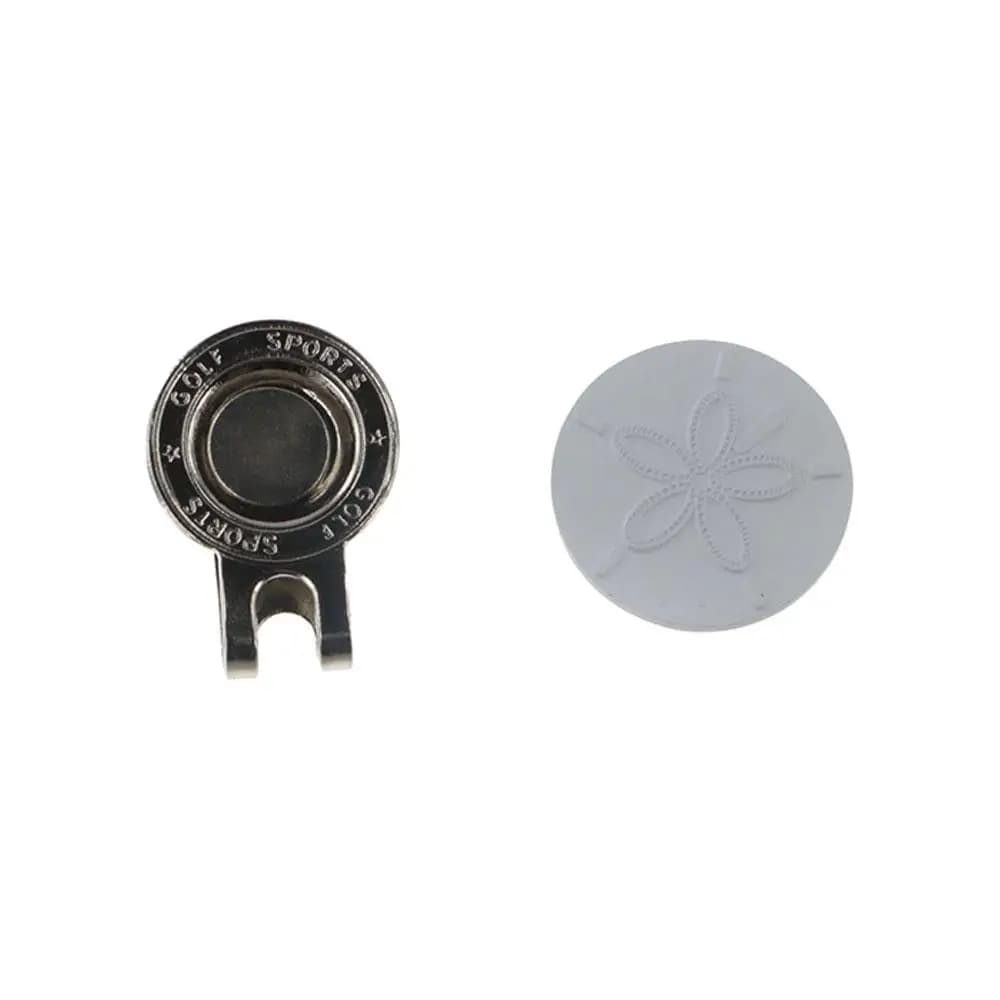 Regalo Accessori modello rosa Oro elettrolitico Attrezzatura da golf Pallina Moneta Mark Marcatore pallina da golf Clip per cappello da golf Clip per berretto da golf