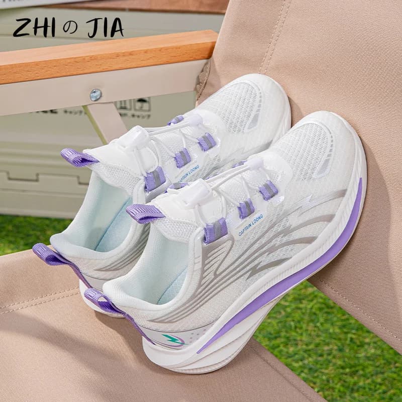 Children's Spring Autumn New Running Shoes Anti slip Wear resistant Leisure Campus Sneaker Knitted Mesh Breathable Sports Shoes