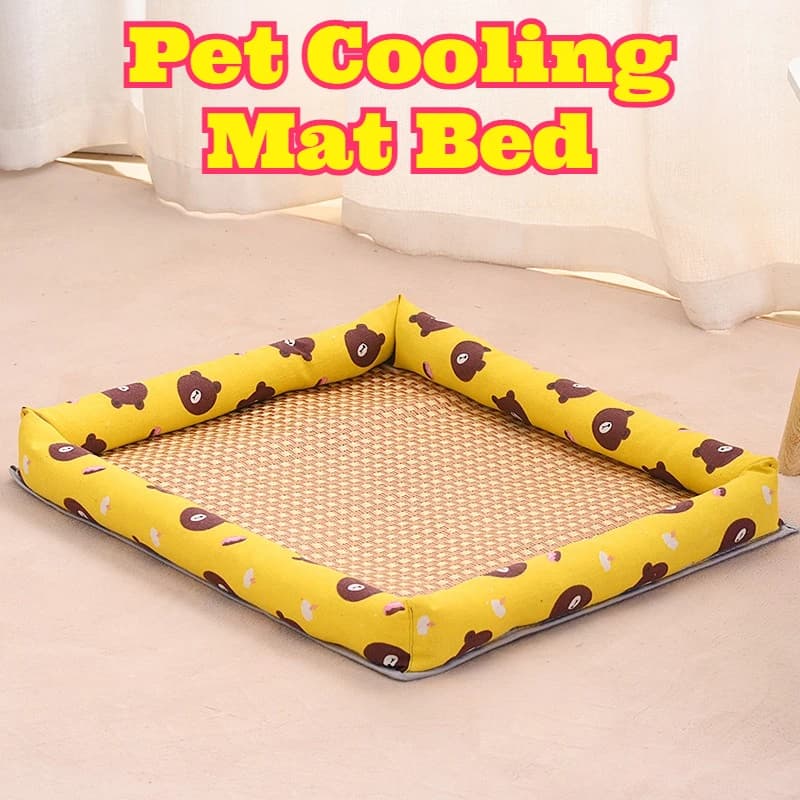 Tappetino Refrigerante per Animali Domestici, Cuscino Rinfrescante Estivo per Tutte le Stagioni, Tappetino Quadrato Resistente all'Usura per Cani e Gatti, Cuscino Morbido per Dormire, per Interni