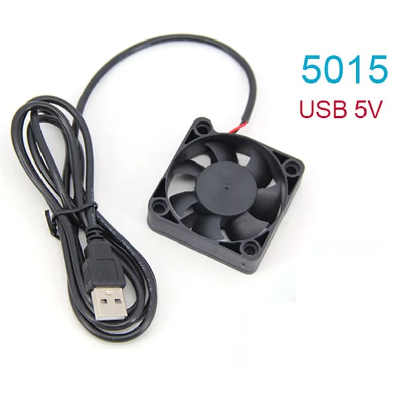 DC 5015 5V 5 volt USB 5cm CPU Cooler Raffreddamento 50MM Piccola ventola di scarico per stampante 3D 50x50x15mm cuscinetto manica per PC