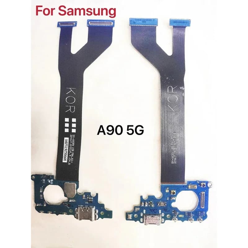USB Charging Port Connector Dock Flex Cable For Samsung A90 5G A908B A908N Replacement Parts