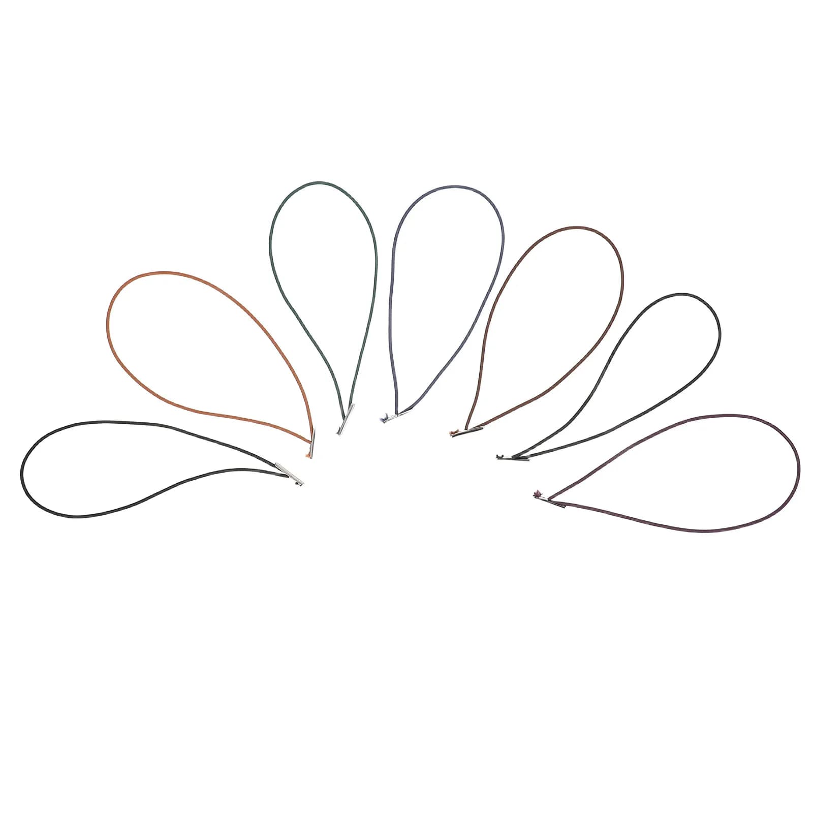 Set di 7 Elastici per Quaderni da Viaggio, Cinghie Regolabili per Chiusura Libri, Accessori Essenziali per Diari e Agende