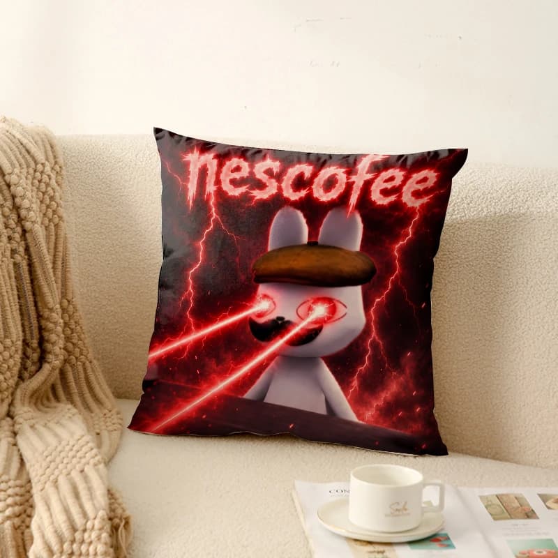 Animal Hospital Cushion Cover Comfort Soft Pillowcase Game Barney Nurse Bunny Sofa Living Room Home Gift Decor Protective Covers