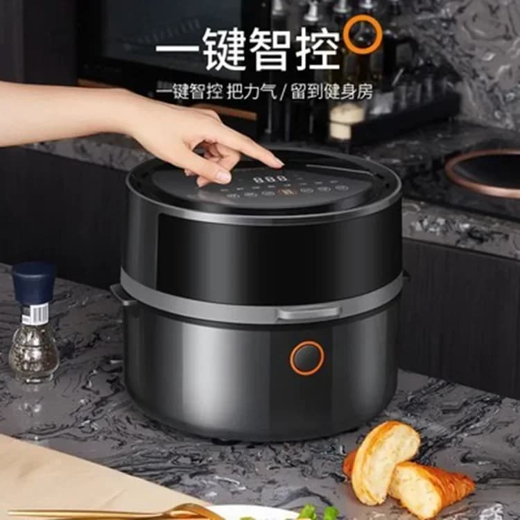 Household New - model Visual Air Fryer: Multi - functional, Large - capacity French Fries Machine with Light Smoke Frying.