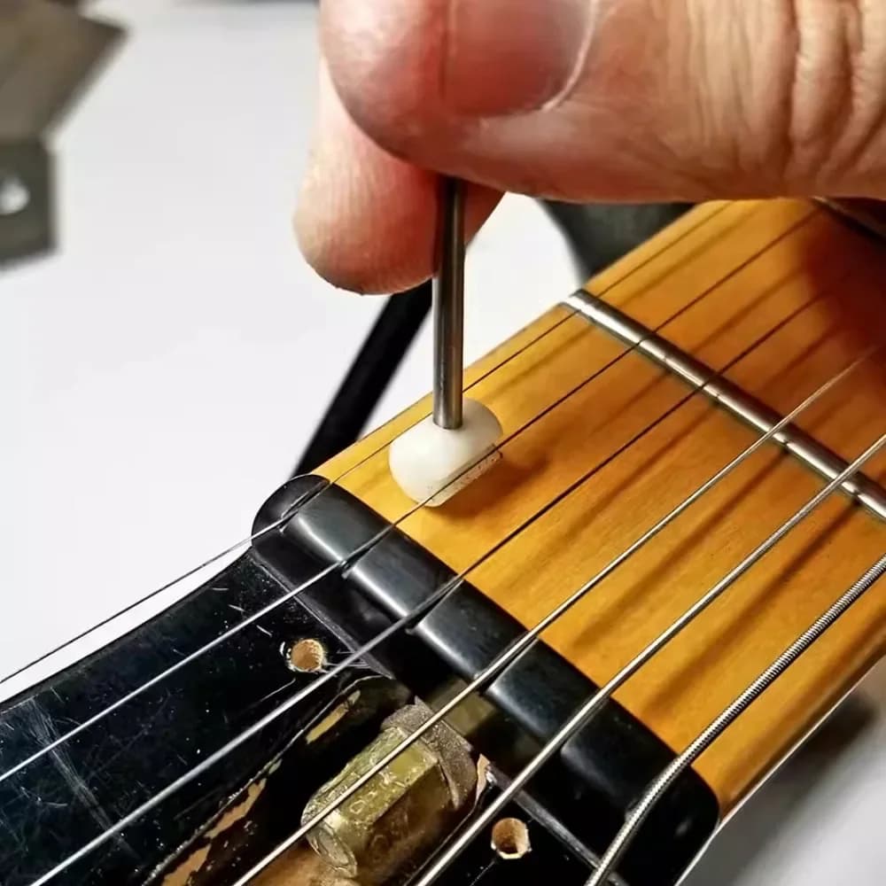 "Distanziatore per corde per chitarra in bachelite/Pettro per ponti – Strumento di riparazione per la realizzazione di chitarra acustica e pianoforte"