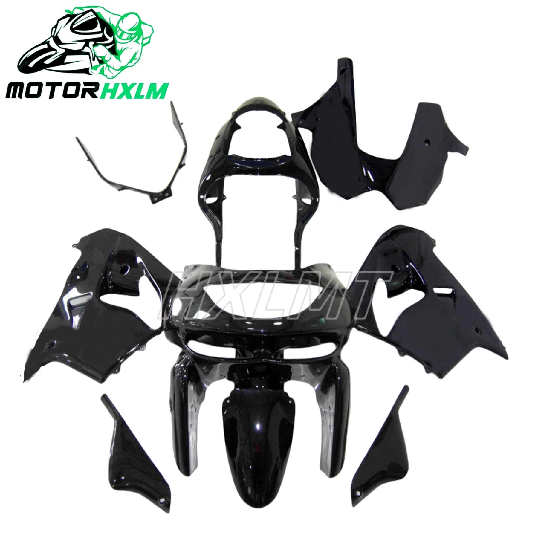Carene moto Cowl per Kawasaki Ninja ZX9R 1998 1999 Kit carenatura modello ZX-9R 98 99 Alloggiamento carrozzeria blu lucido