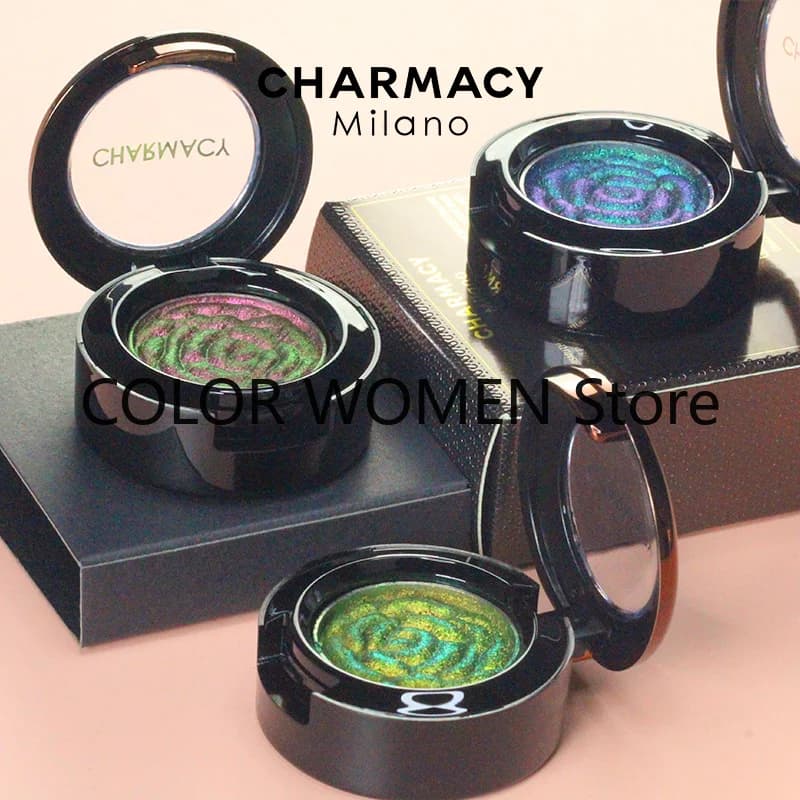 Ombretto in Polvere Glitter Metallico Effetto Camaleonte Monocromatico per Occhi Metallizzati 100% Vegano e Cruelty-Free