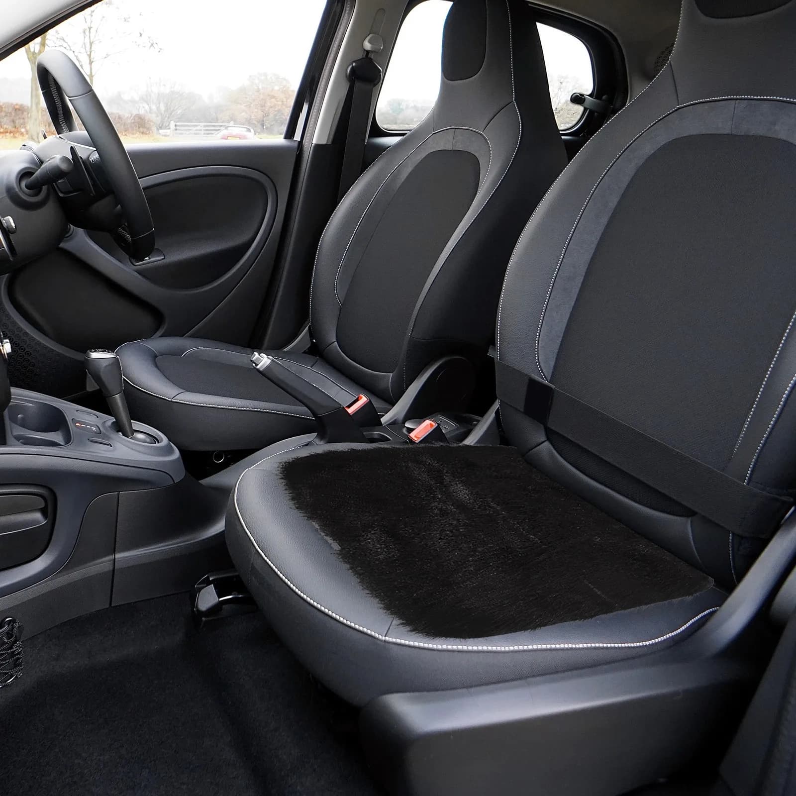 Cuscino per Sedile Auto Invernale, Morbido, Traspirante, Assorbente, Antiscivolo per Veicoli, Ufficio, Soggiorno, Sedia