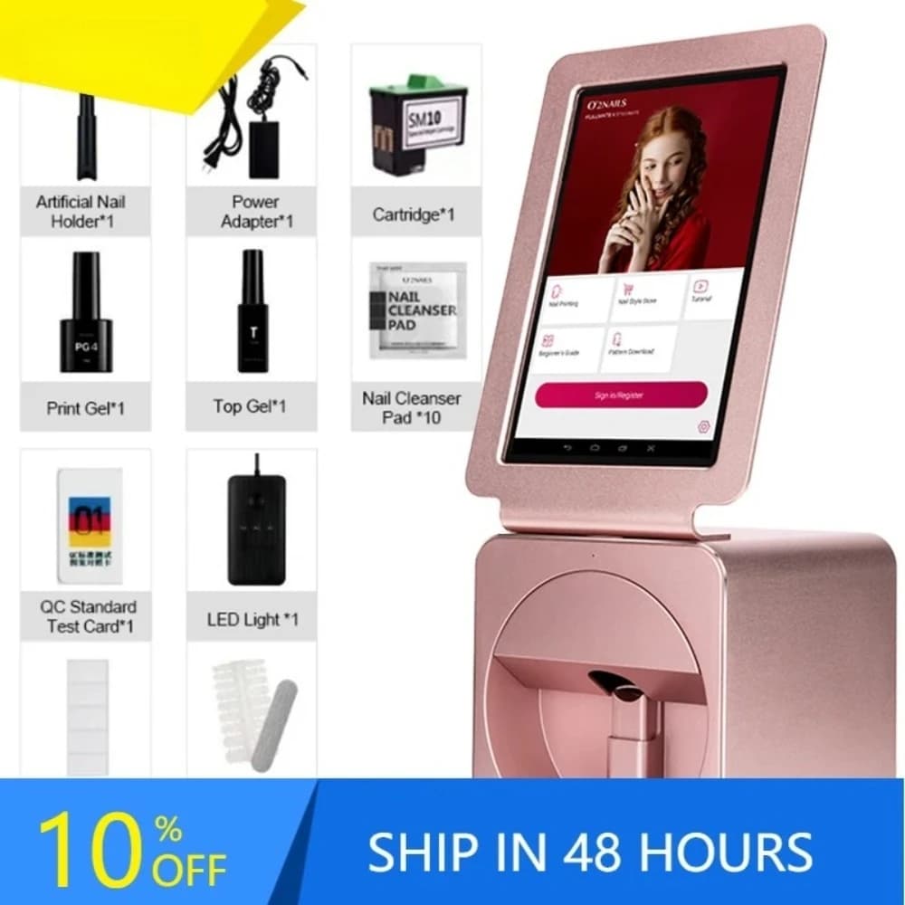 Professional 3D Nail Printer, Digital WiFi Machine for Nail Decoration with Electric Power Supply