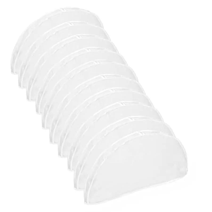 10Pack Shoulder Covers Clothing dust Cover Hanger Covers for Clothes Plastic Garment Bags for Closet Storage Suit, Coats, Jacke