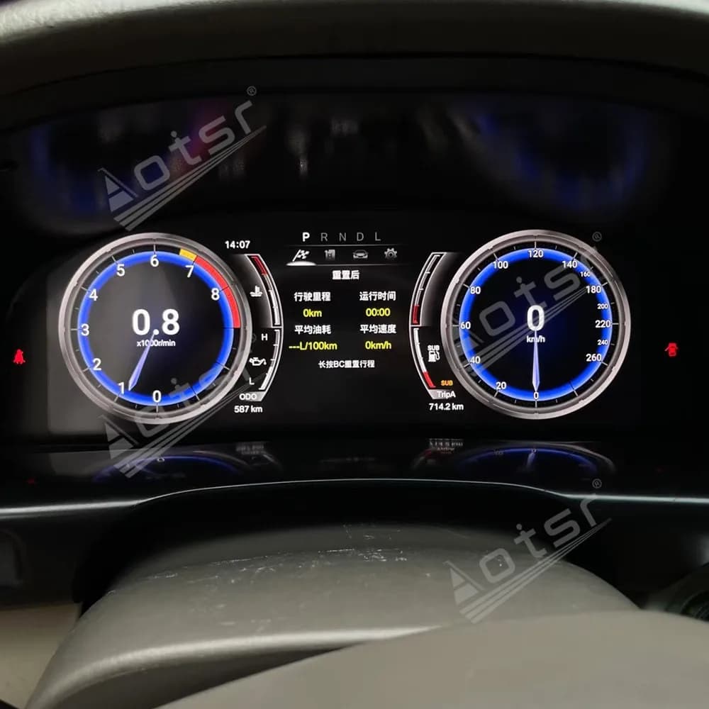 Per Land Cruiser 100 LX470 2002-2007 Auto Digital Cluster Virtual Cockpit Tachimetro Cruscotto Schermo da 12.3 pollici Calibri Strumento
