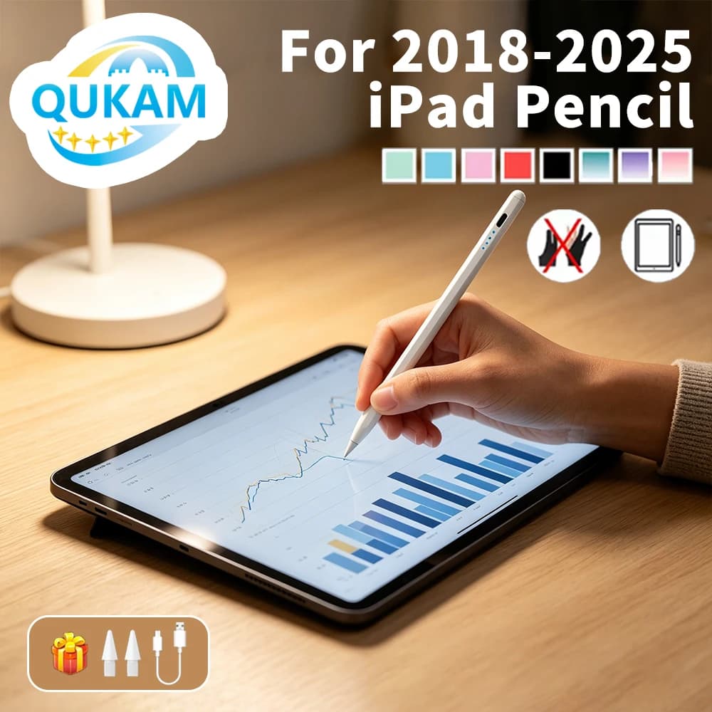 Penna Stilo Premium 2026 con Riconoscimento del Palmo per iPad A16 11a 10a Gen Pro 12.9 13 M5 Air 11 M4 Mini 6 7 – Ideale per Creazione Artistica e Scrittura