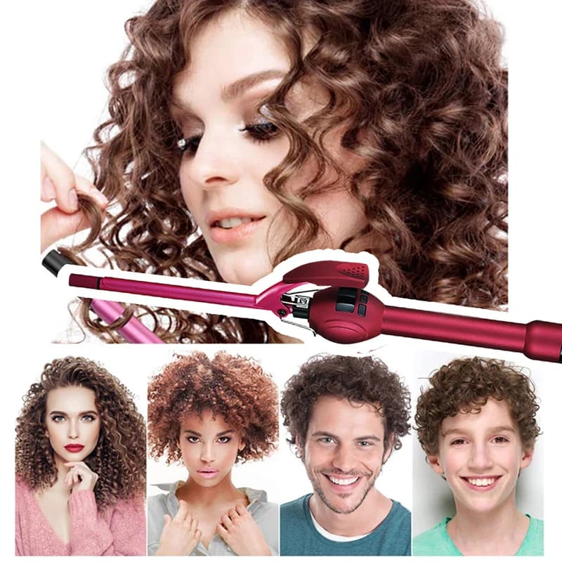 Professional 9 mm home curling iron for home use Small curls Wool curls Hairdressers Tools for curling and styling for men and women