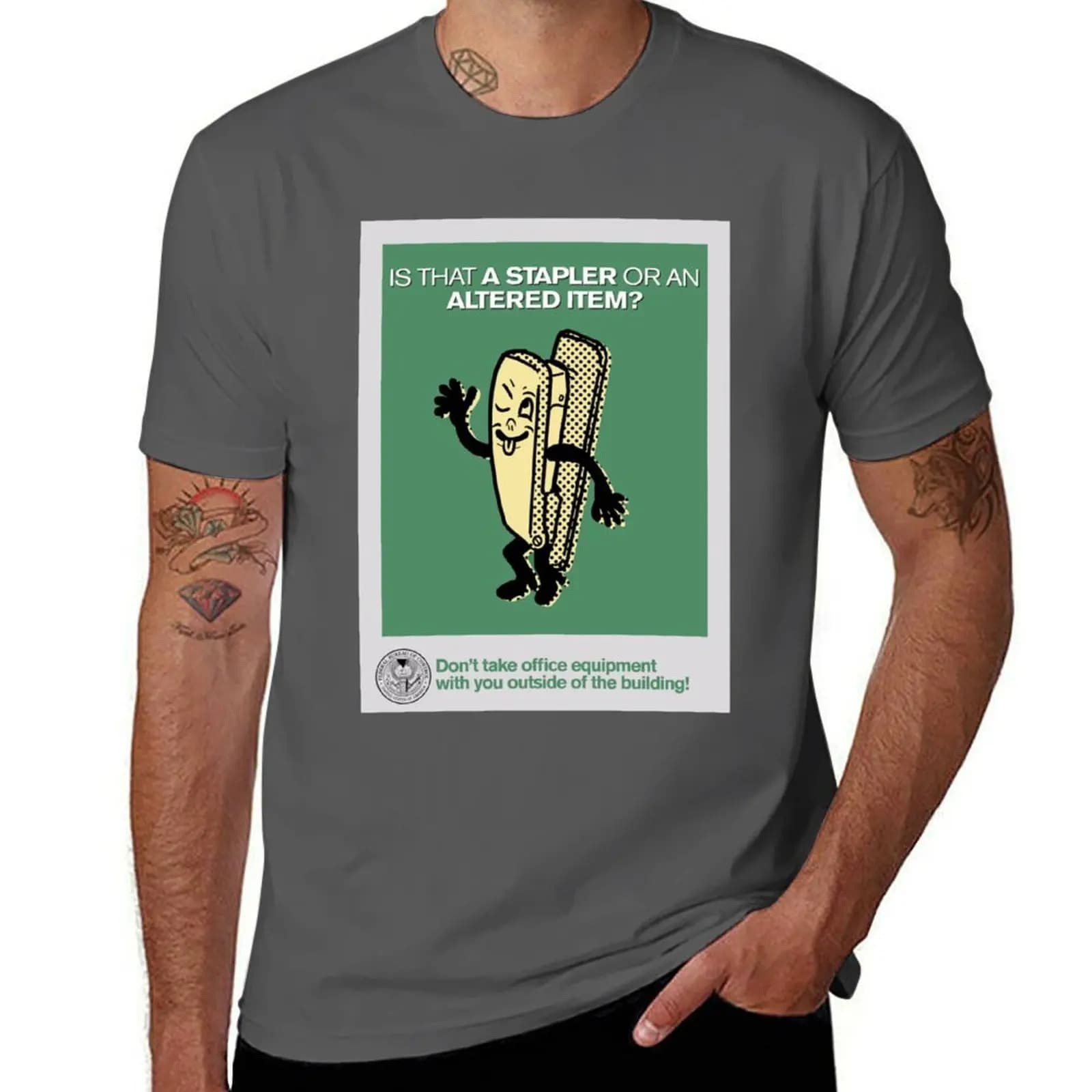 T-shirt CONTROL Stapler or Altered Item, stile streetwear, casual
