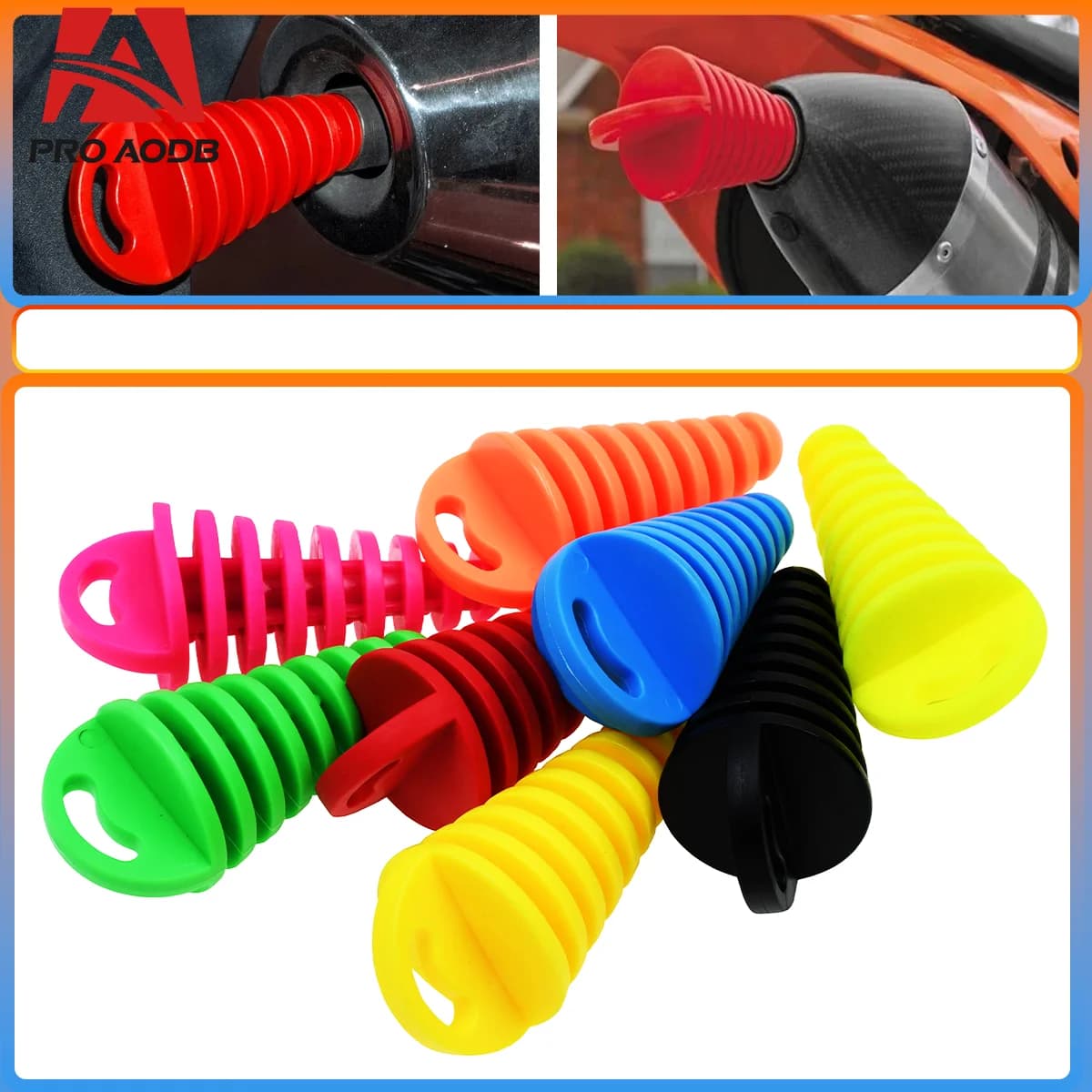 Exhaust Muffler Wash Waterproof Plug 27mm to 47mm For Motocross Scooter Motorcycle Pit Dirt Bike Enduro ATV CR KX RM YZ