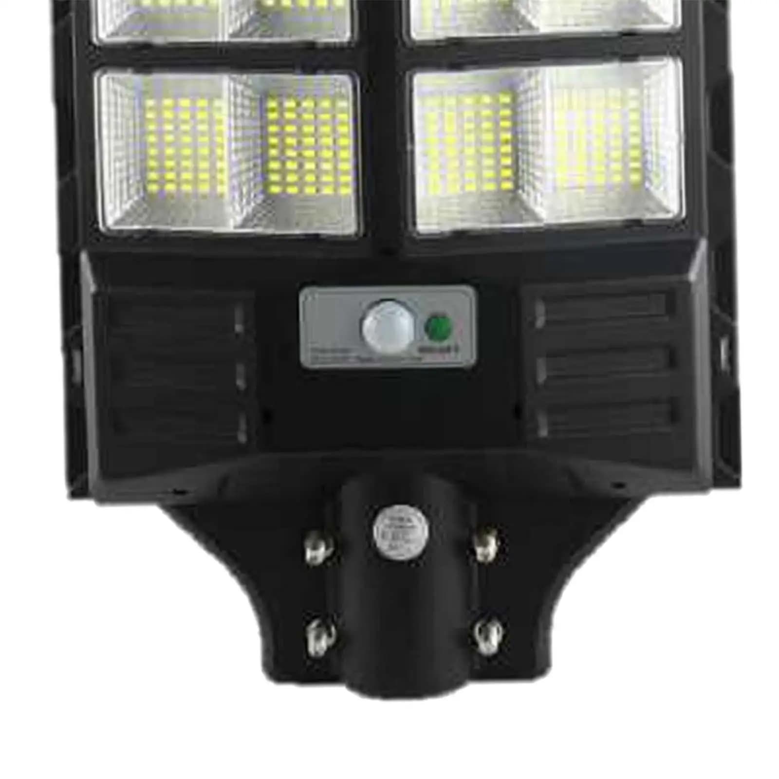 Faro di Sicurezza Solare con Telecomando, Lampada LED Solare, Illuminazione Stradale Solare per Strade, Cortili, Campi da Basket, Giardini, Garage