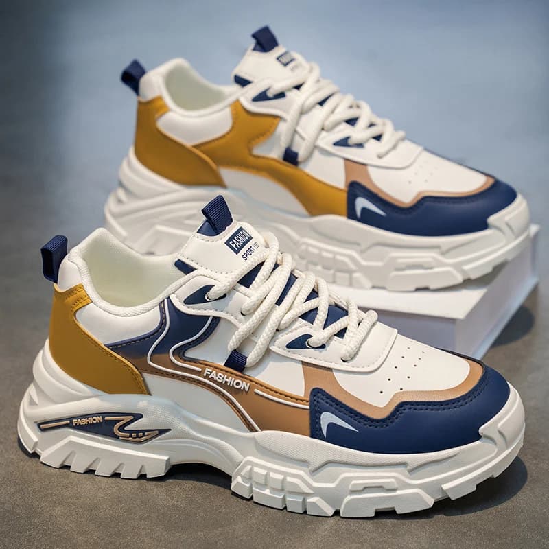 Men's Running Shoes 2026 Autumn New Style Thick Bottom Anti-slip Casual Versatile Student Trendy Shoes for Running