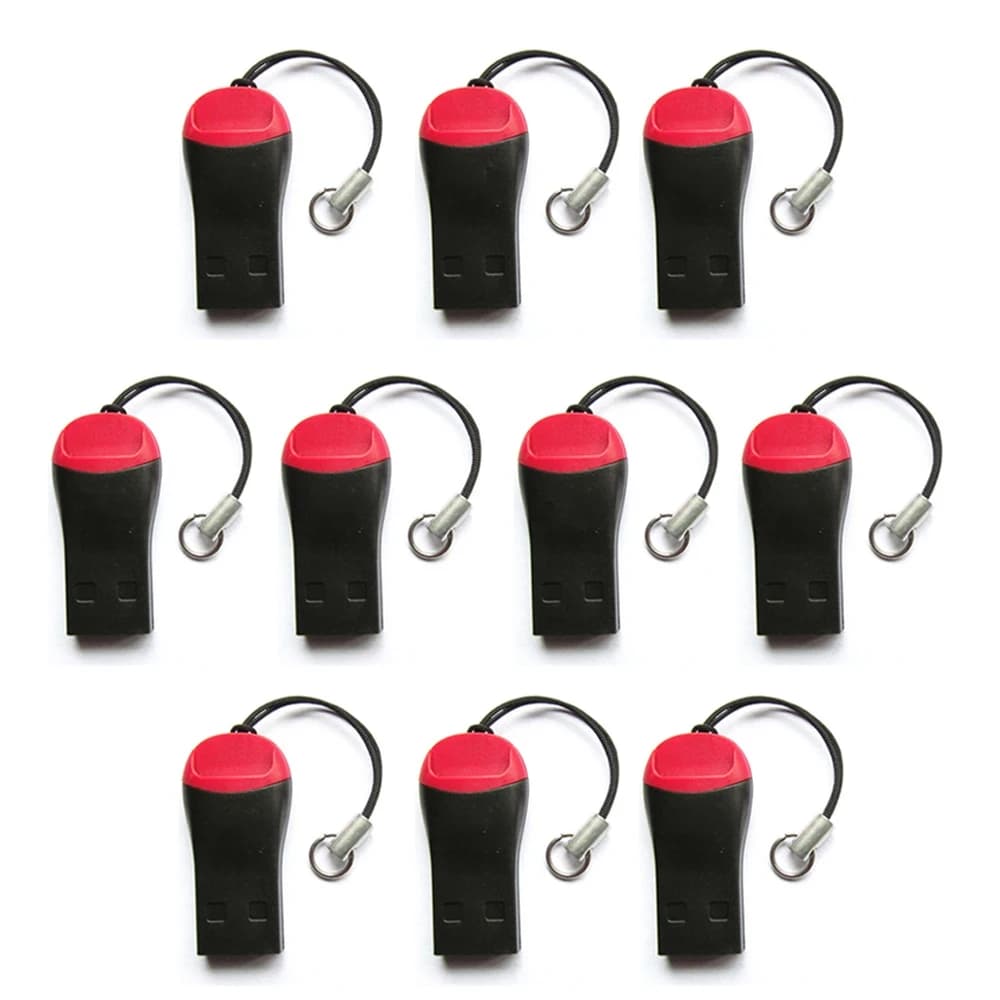 10 pz/5 pz Mini cordino lettore di schede di memoria adattatori per USB 2.0 adattatore di ricambio per scheda TF