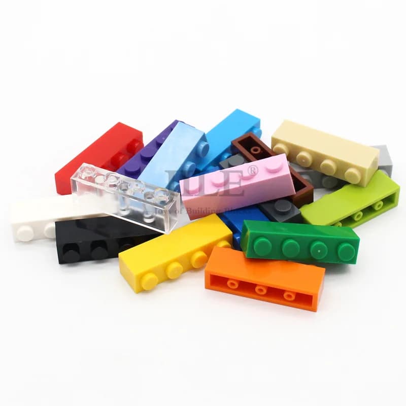 80 pezzi di mattoni da costruzione 1x4 (3h) 3010 Moc creativi fai da te illuminano blocchi di base set classici compatibili con assembla particelle