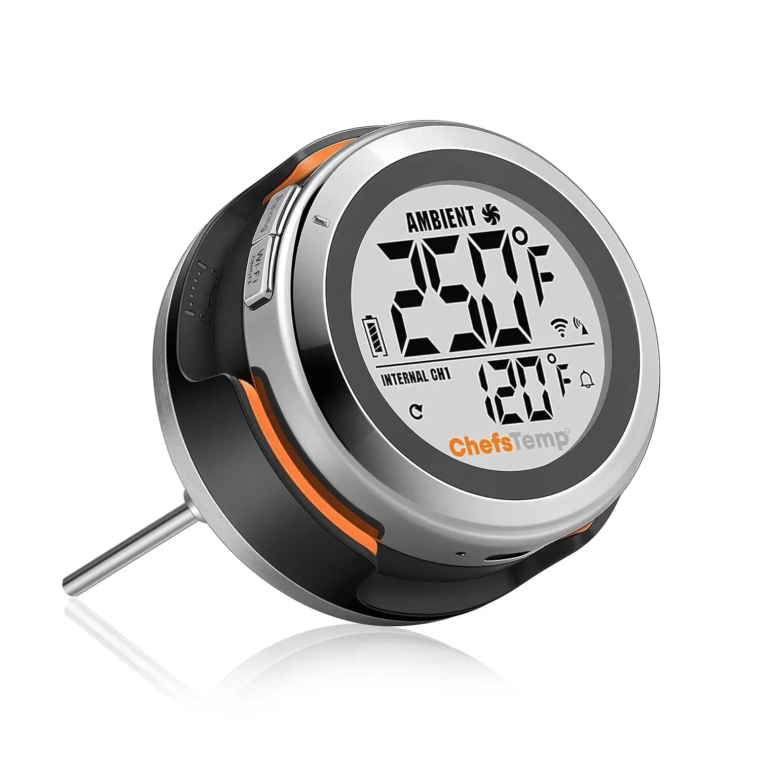 ProTemp S1 Patented Smart Grill Gauge Thermometer Hub Wi-Fi and Bluetooth | for Big Green Egg Primo XL Oval Grills Smoker