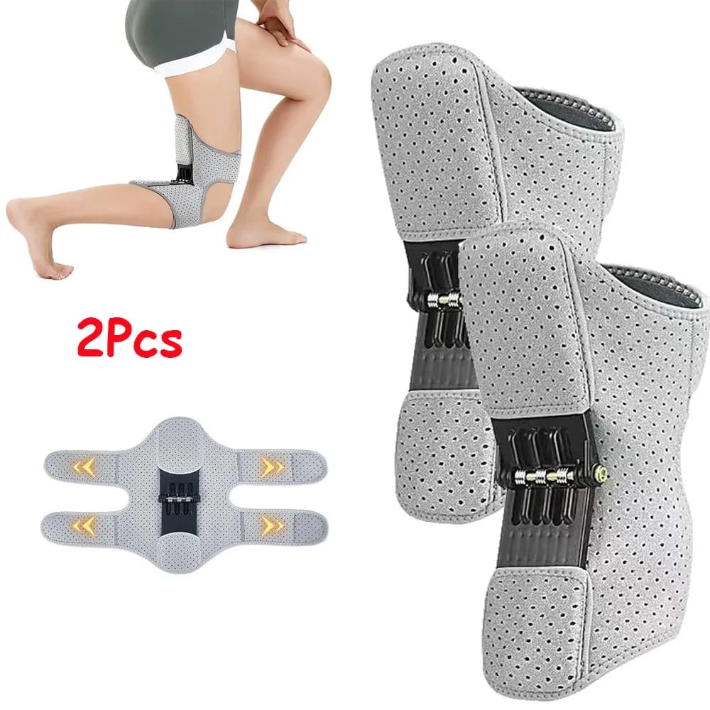 2 Pezzi di Tutore per Ginocchio Regolabile con Supporto per Rotula - Stabilizzatore Articolare con Cerniera per Tendinite Rotulea, Menisco e Legamenti, Unisex