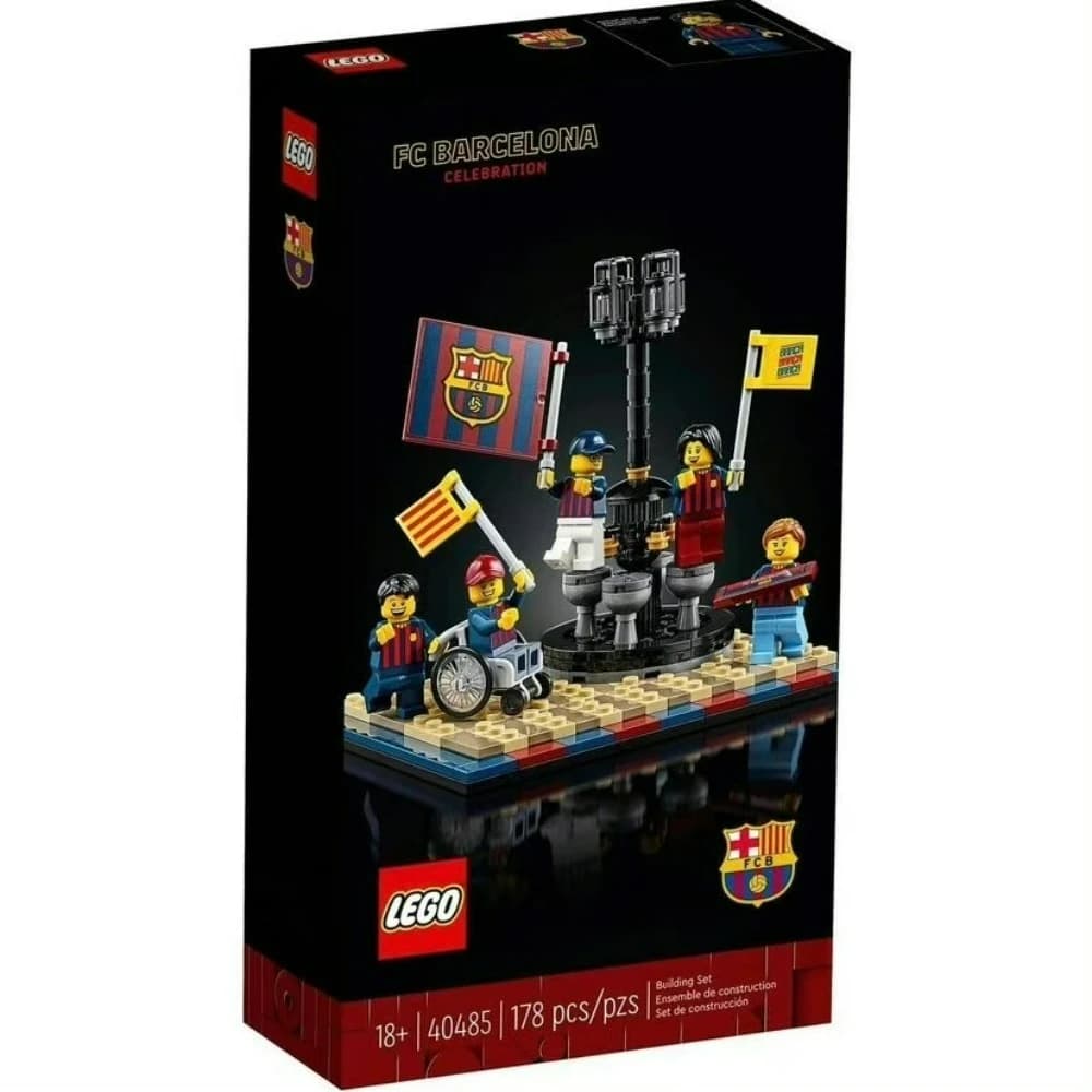 LEGO 40485 FC Barcelona Celebration with 4 Minifigures & Accessories for Adults 18+ Home Decor Birthday Gift (178 Pieces)