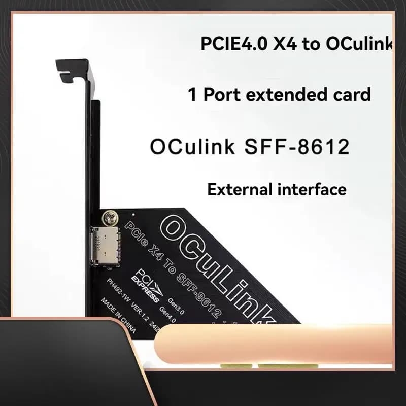 Scheda di espansione Pcie 4.0 X4 a Oculink SFF8611/8612 a SSD SFF-8639 U.2 per scheda grafica esterna per Win/Linux-N34R