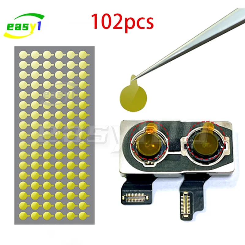 102 protective sticker parts for camera for iPhone 6G-14Promax camera repair replacement infrared point matrix protection tools