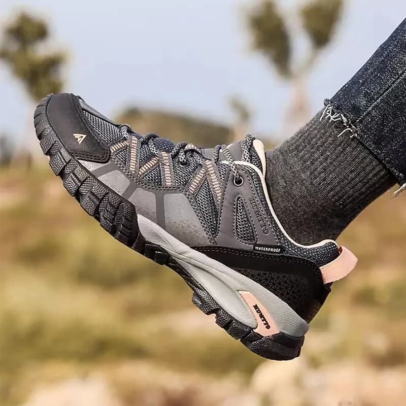 HUMTTO Women's trekking shoes Women's wear-resistant sports shoes for outdoors Hiking shoes with laces Woman 110609 B