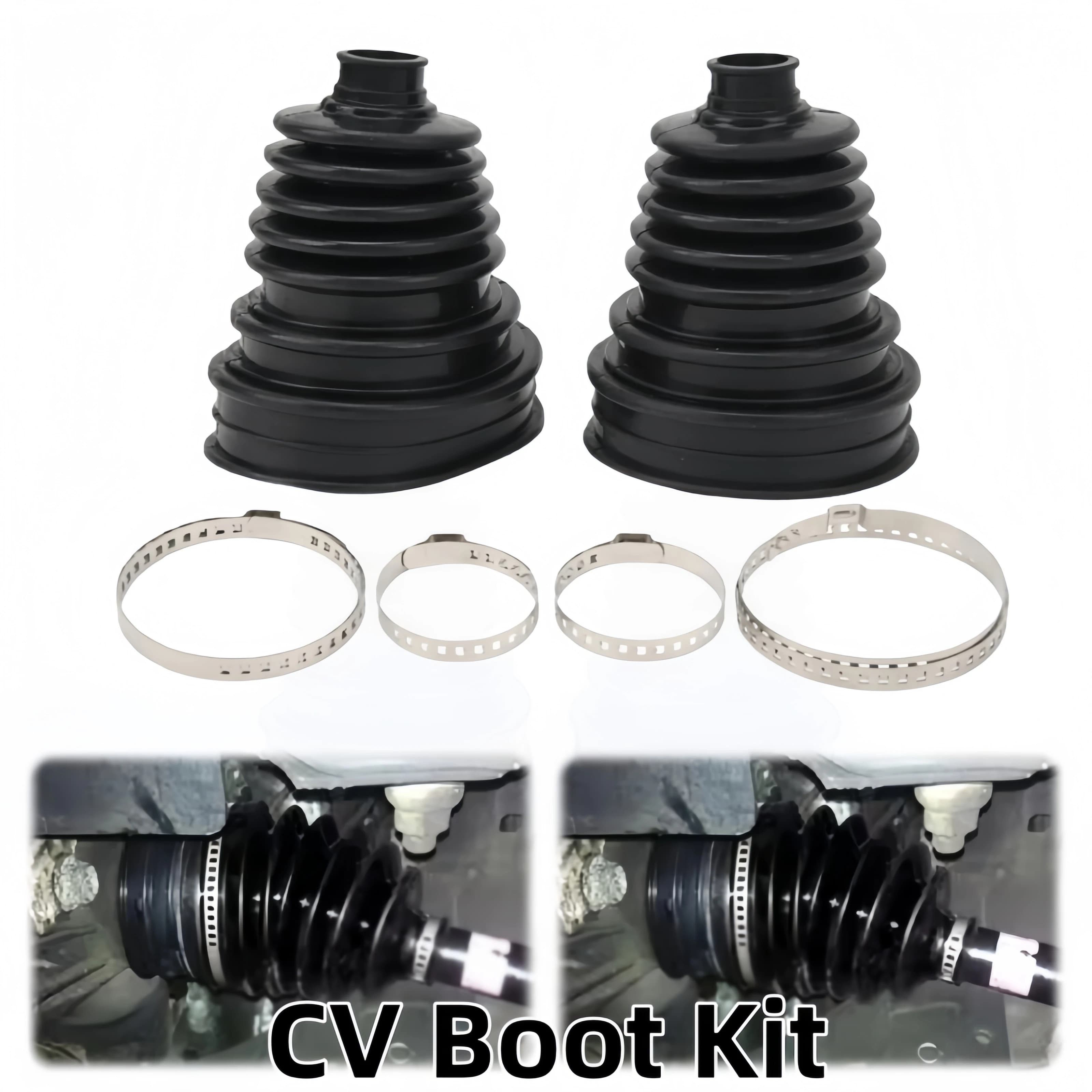 Kit di avvio CV universale Set di coperture antipolvere per giunti a velocità costante per la riparazione dell'albero motore del veicolo Protezione da usura di lunga durata