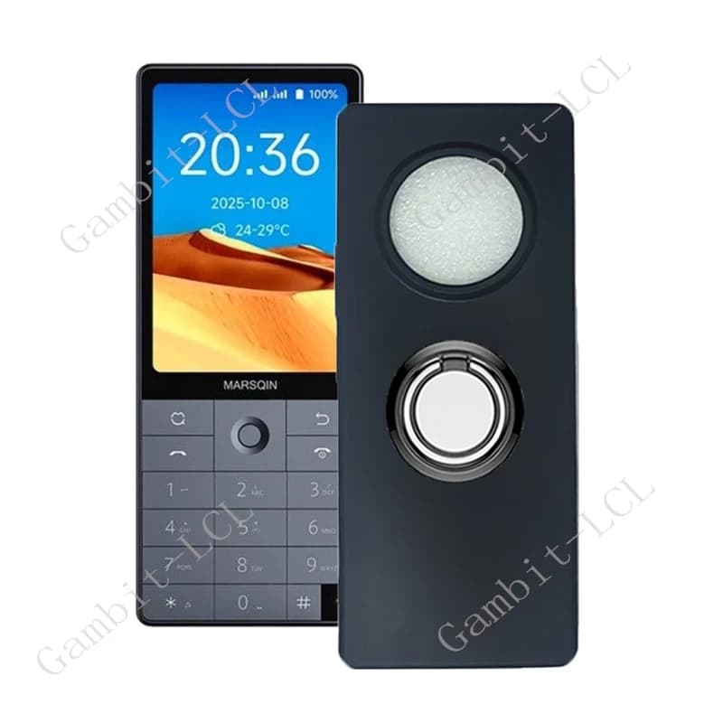 Per Xiaomi Qin F25 QinF25 3.54 "XiaomiQinF25 2025 Anello posteriore Staffa di supporto Custodia per telefono Smartphone TPU Cover morbida