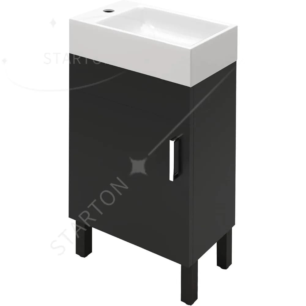 Factory Direct 2026 with Undermount Ceramic Sink, Modern Bathroom 16 Inch Bathroom Vanity Sink Combo for Small Space, Freestandi