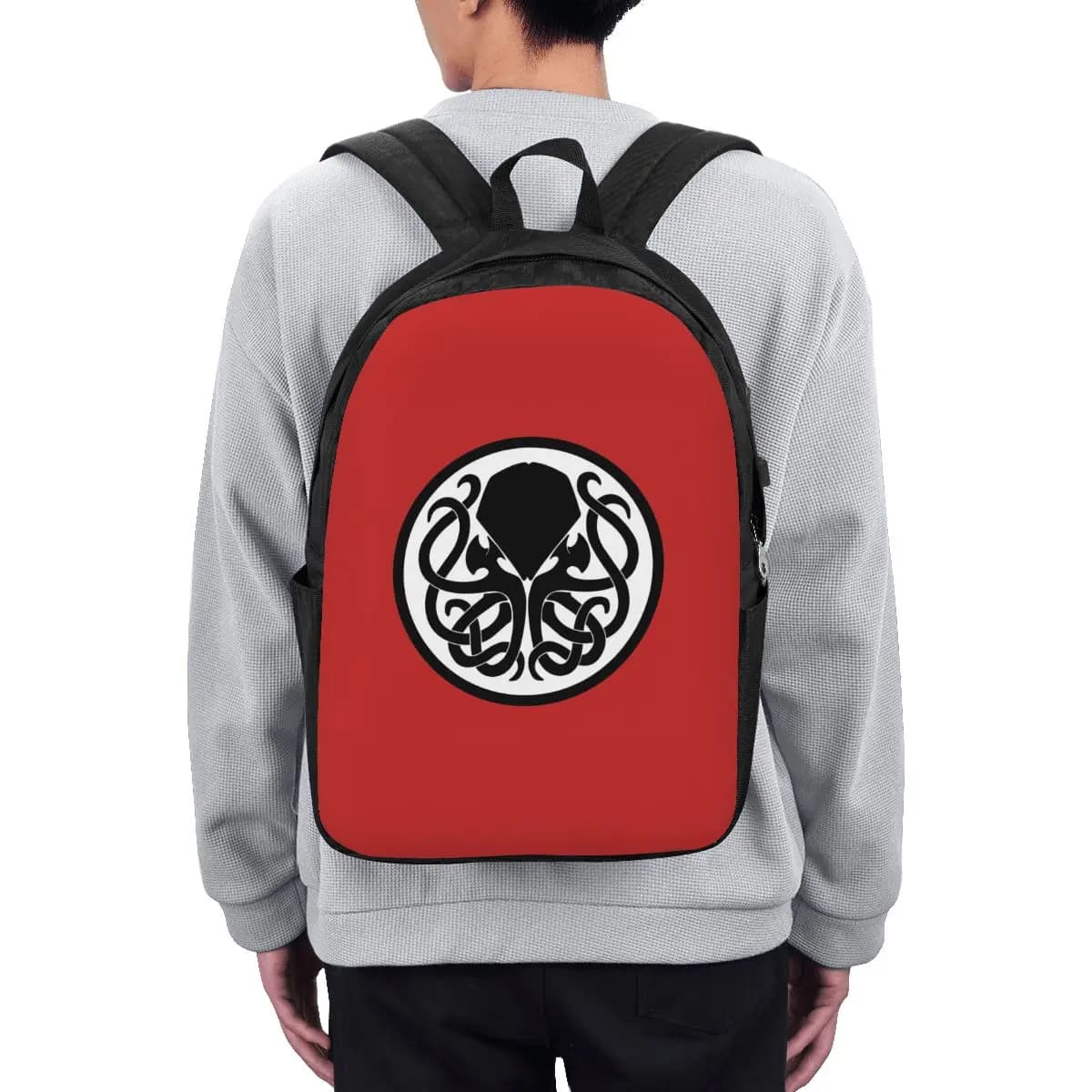 Zaino Fantasy Cthulhu Monster, Borsa da Viaggio per Notebook, Borsa per Computer, Borsa Scolastica per Studenti Universitari, Borsa a Tracolla per Laptop per Uomini e Donne