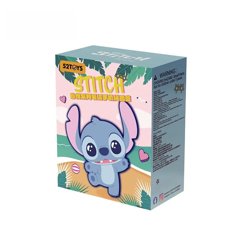 Originale 52 giocattoli scatola cieca Stitch Mood Series Guess Box Bag Pendan Anime Figure corda per cellulare regalo da collezione personalizzato